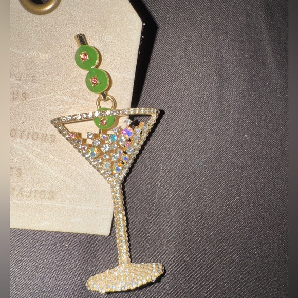 Anthropologie BaubleBar Pimento Memento Dirty Martini Drop earrings - Picture 4 of 6